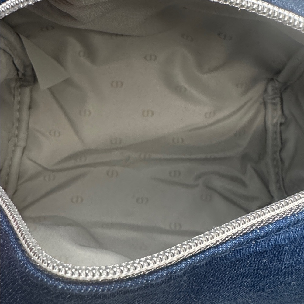 Dior Denim Blue Toiletry Bag NWOT - Picture 3 of 3